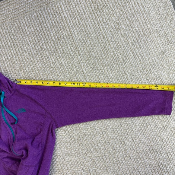 The North Face Women’s Small Purple Fleece Hoodie Jacket Full Zip Hooded - Picture 12 of 12